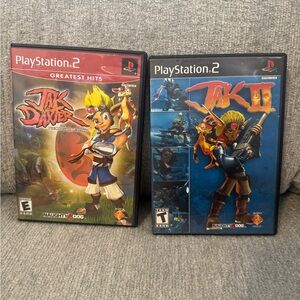 Jak & Daxter and Jak II Sony PlayStation 2, 2003, Case And Game, Tested